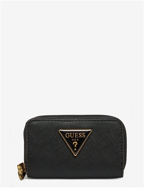 guess mini wallet|guess zipper wallet.